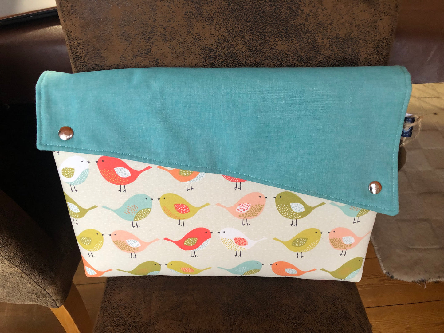 bird laptop sleeve fits 17" screen -