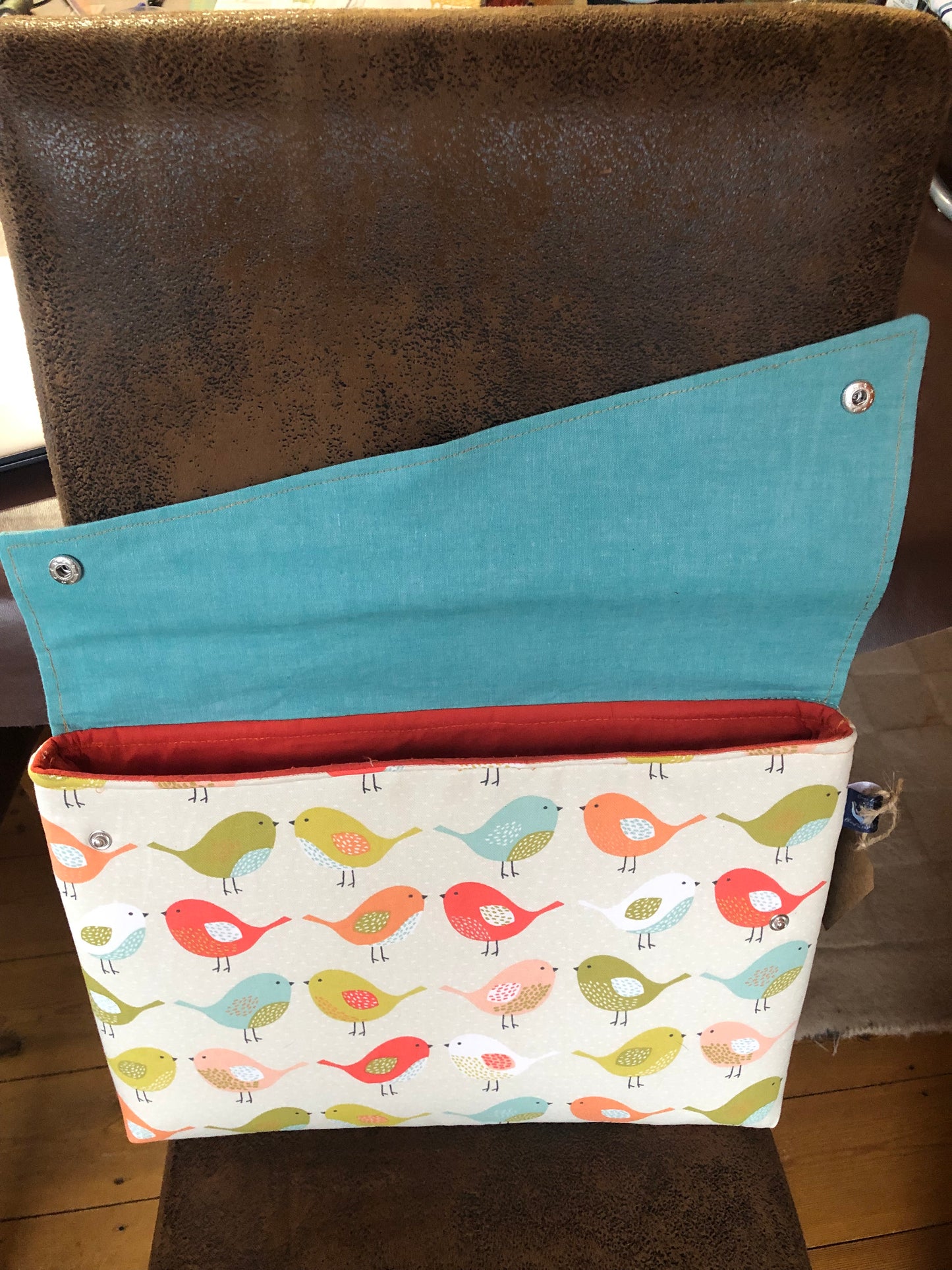 bird laptop sleeve fits 17" screen -