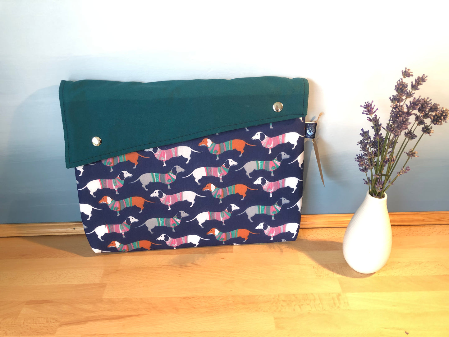 Dachshund  laptop sleeve for 15 inch Macbook and other 15 inch screens