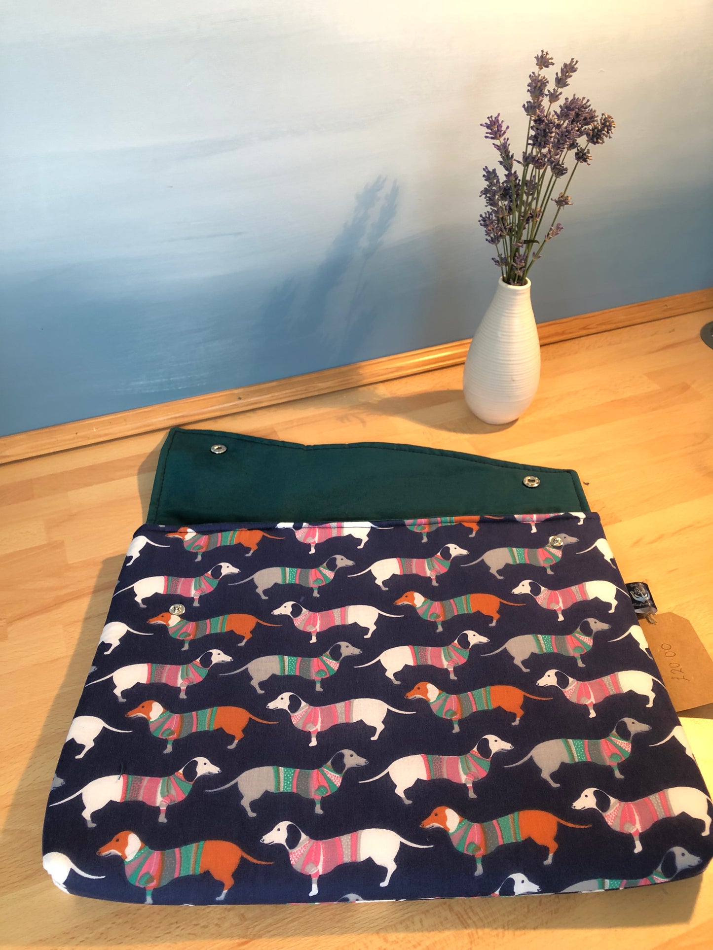 Dachshund  laptop sleeve for 15 inch Macbook and other 15 inch screens