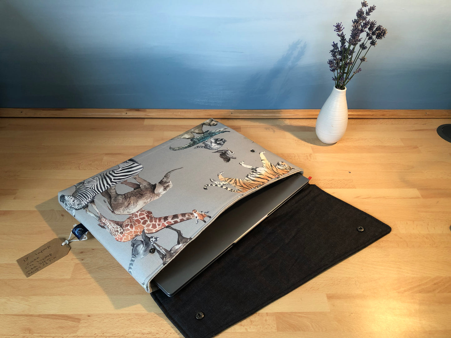 wild animal laptop sleeve for 17 inch screen