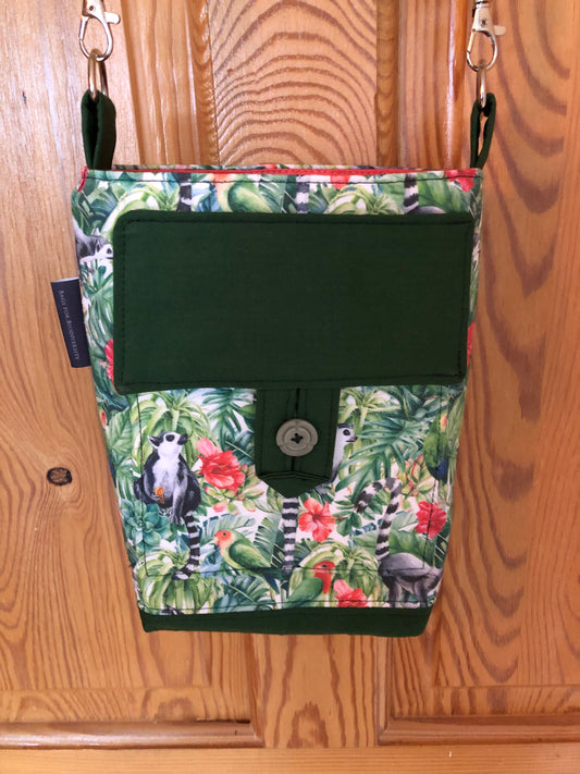 Shaldon Wildlife Trust lemur cross body bag