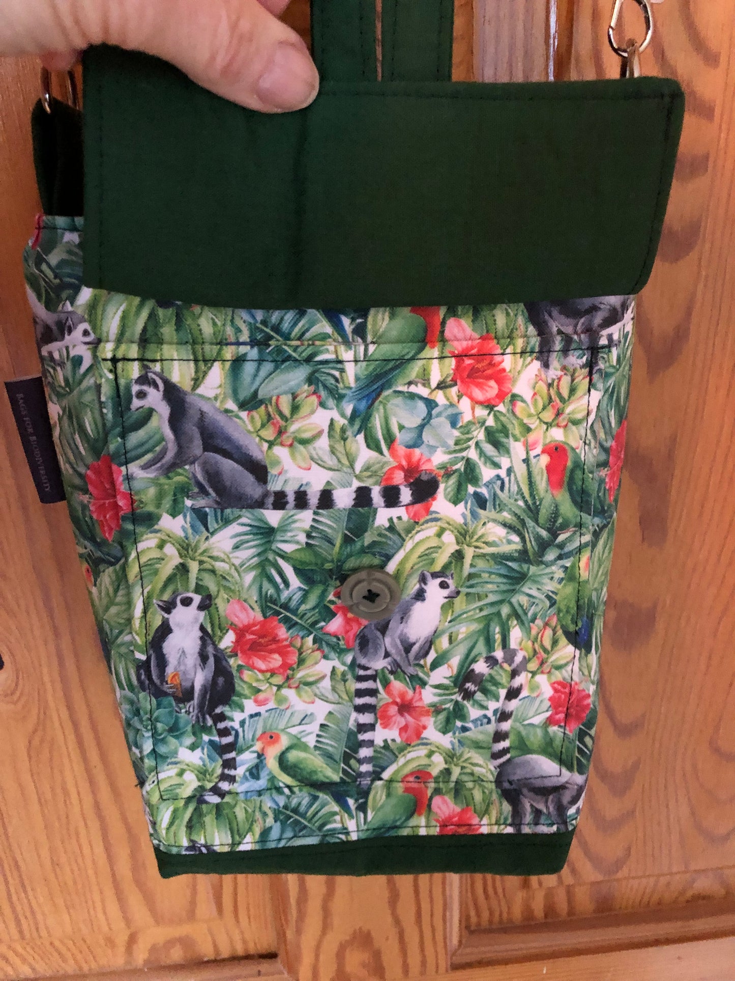 Shaldon Wildlife Trust lemur cross body bag