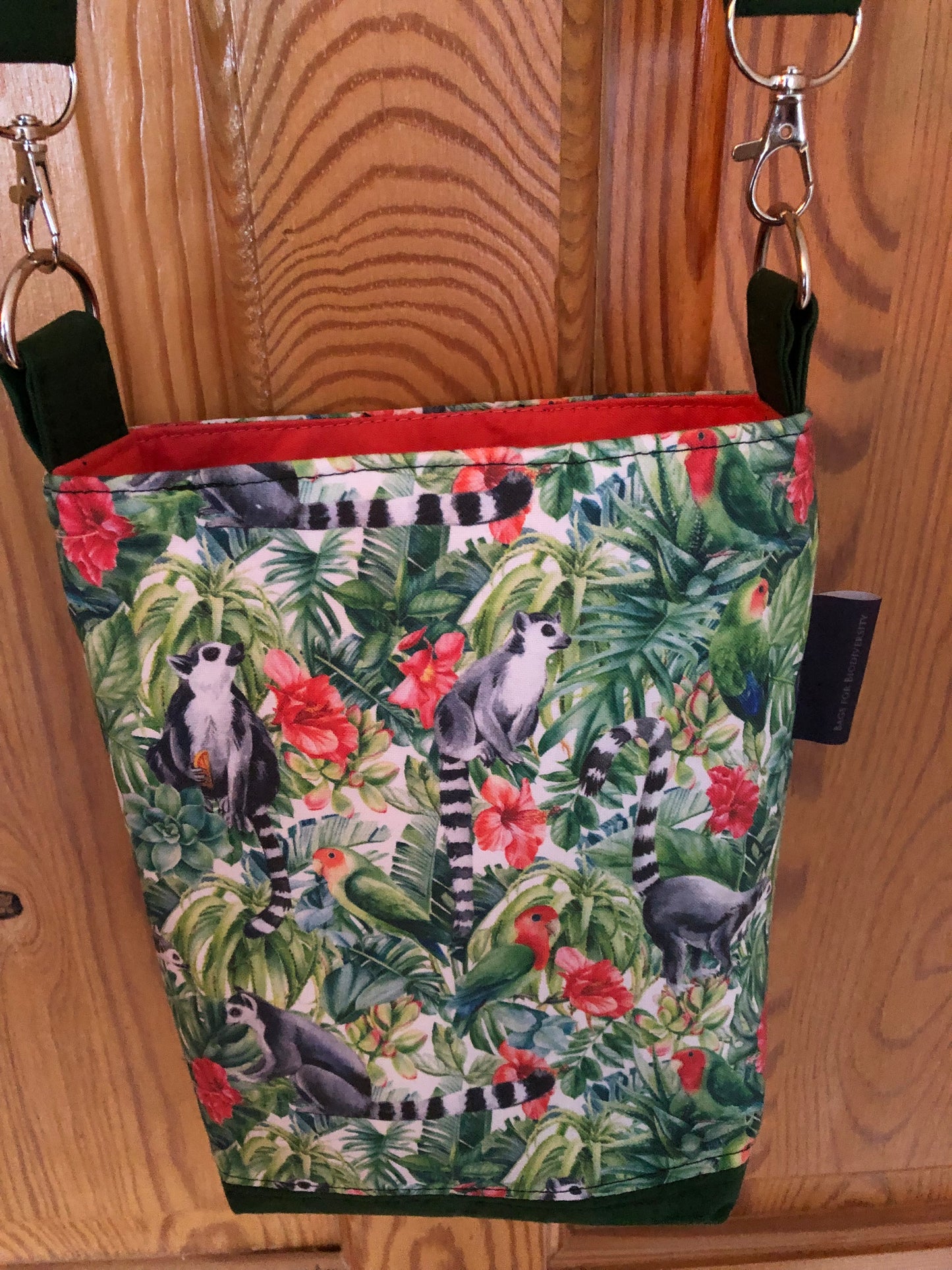 Shaldon Wildlife Trust lemur cross body bag